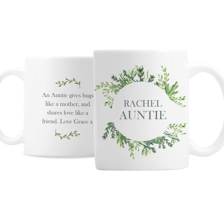 Personalised Memento Mugs Personalised Botanical Mug