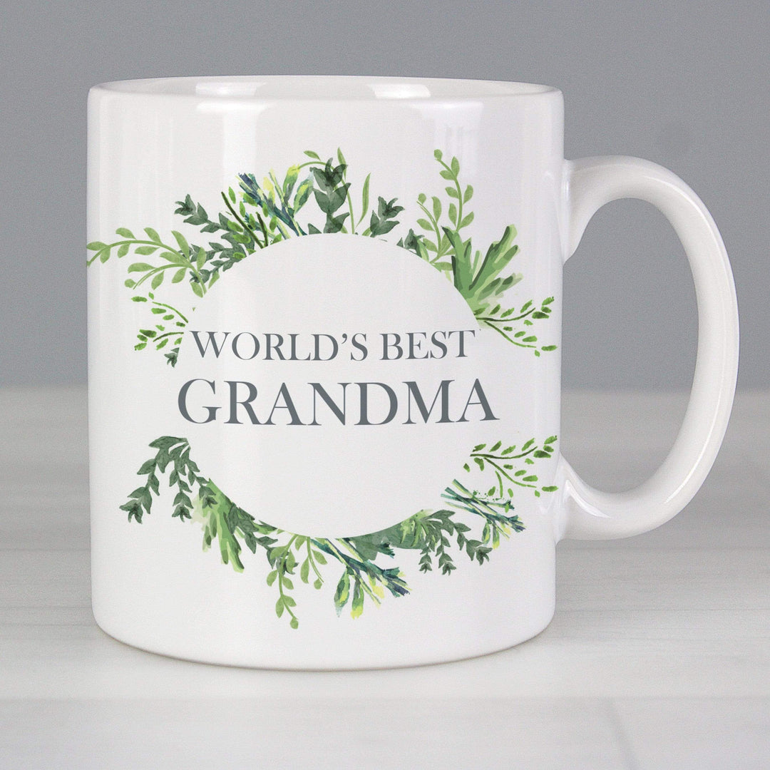 Personalised Memento Mugs Personalised Botanical Mug