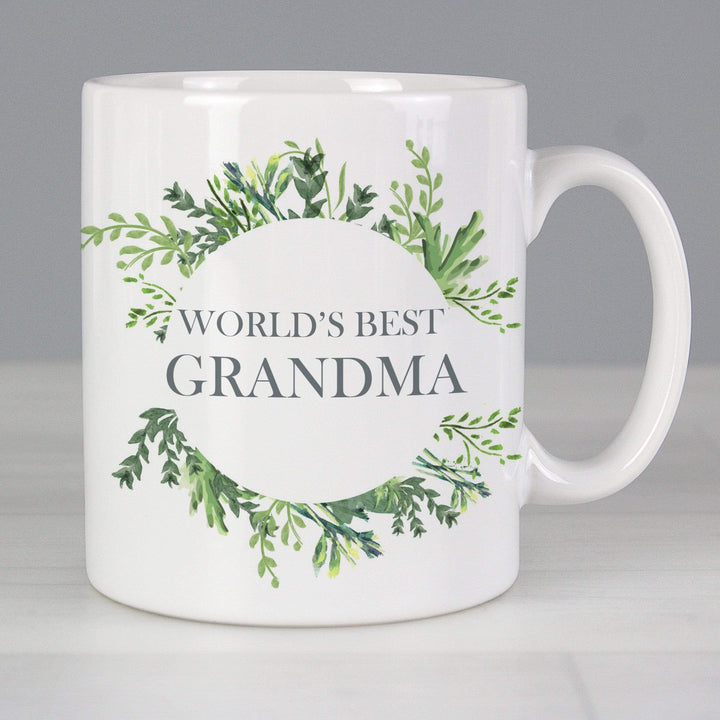 Personalised Memento Mugs Personalised Botanical Mug