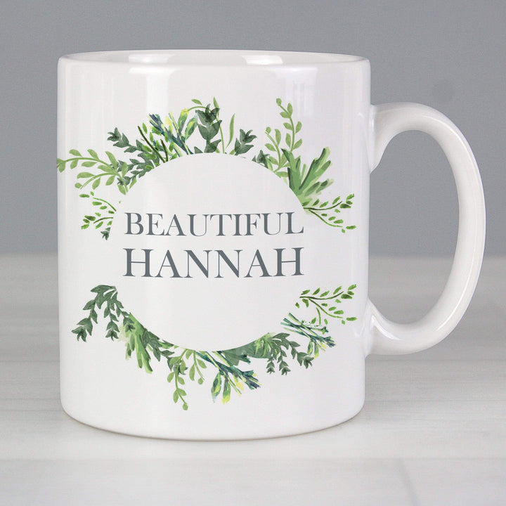 Personalised Memento Mugs Personalised Botanical Mug