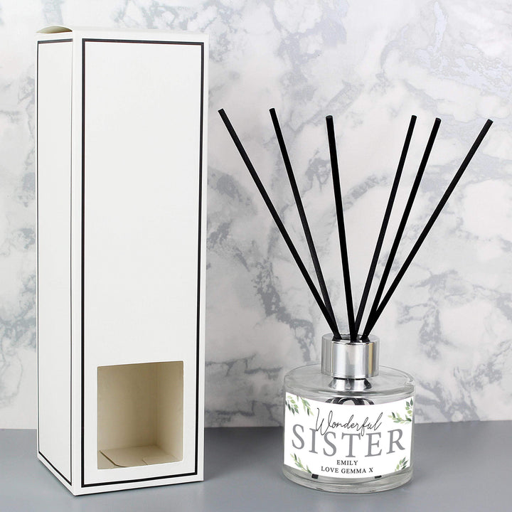 Personalised Memento Personalised Botanical Reed Diffuser