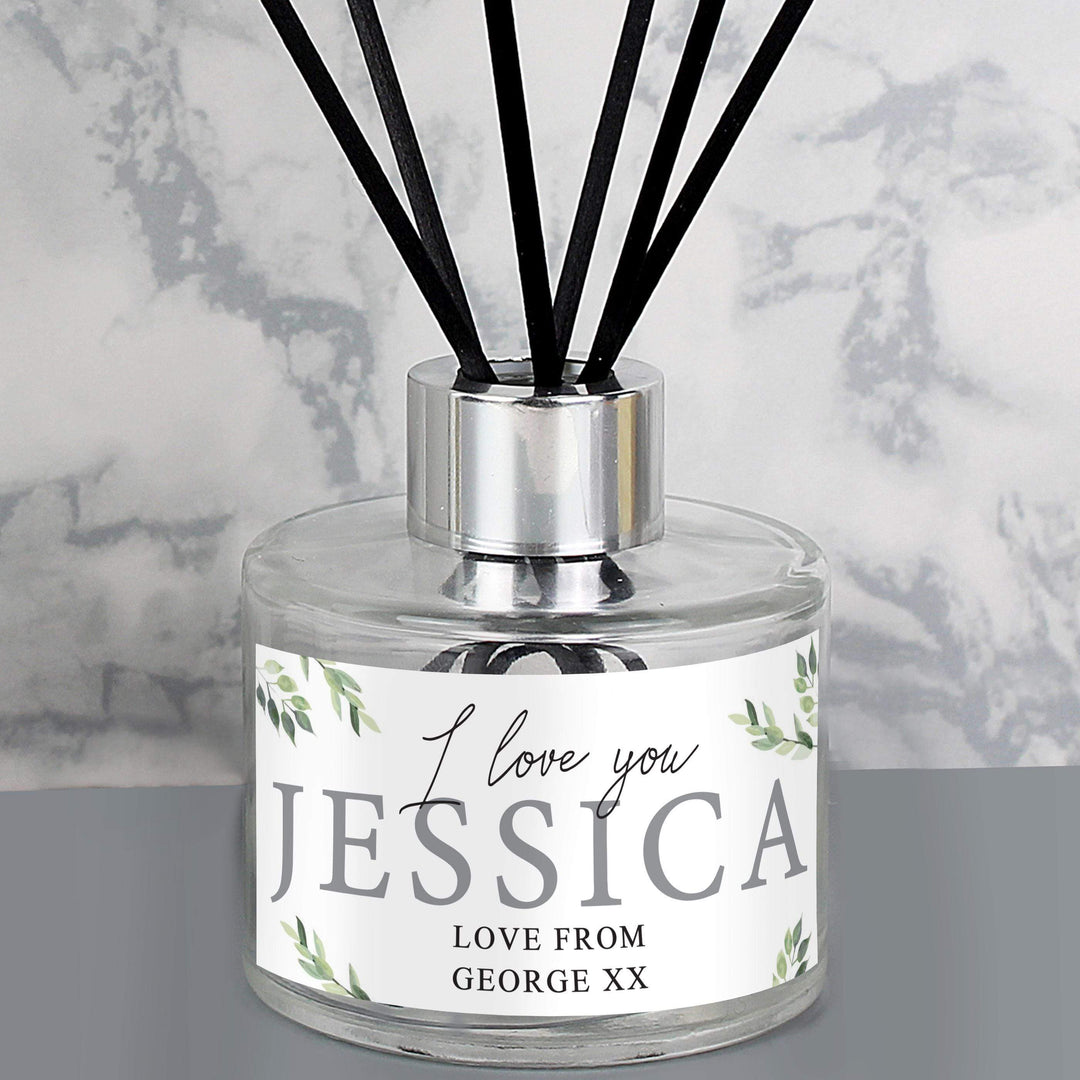Personalised Memento Personalised Botanical Reed Diffuser