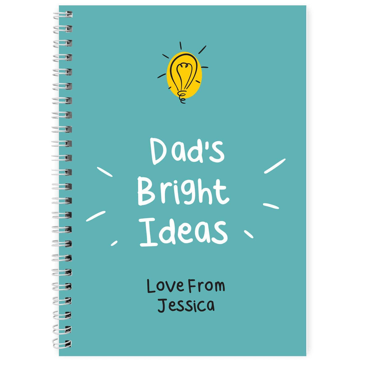 Personalised Memento Personalised Bright Ideas A5 Notebook