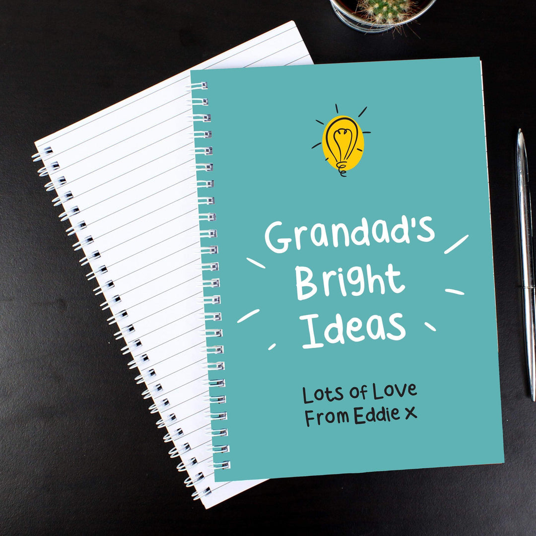 Personalised Memento Personalised Bright Ideas A5 Notebook