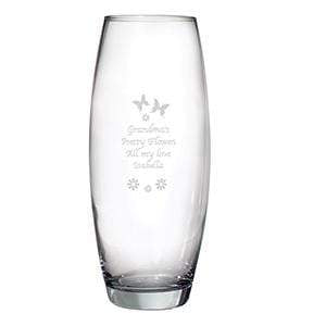 Personalised Memento Vases Personalised Butterflies and Flowers Bullet Vase