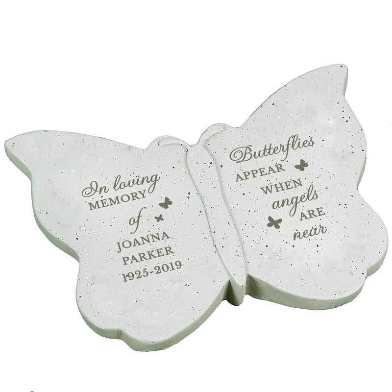 Personalised Memento Ornaments Personalised Butterflies Appear Memorial Butterfly