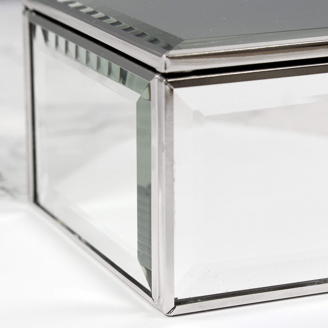 Personalised Memento Trinket, Jewellery &amp; Keepsake Boxes Personalised Butterflies Mirrored Jewellery Box