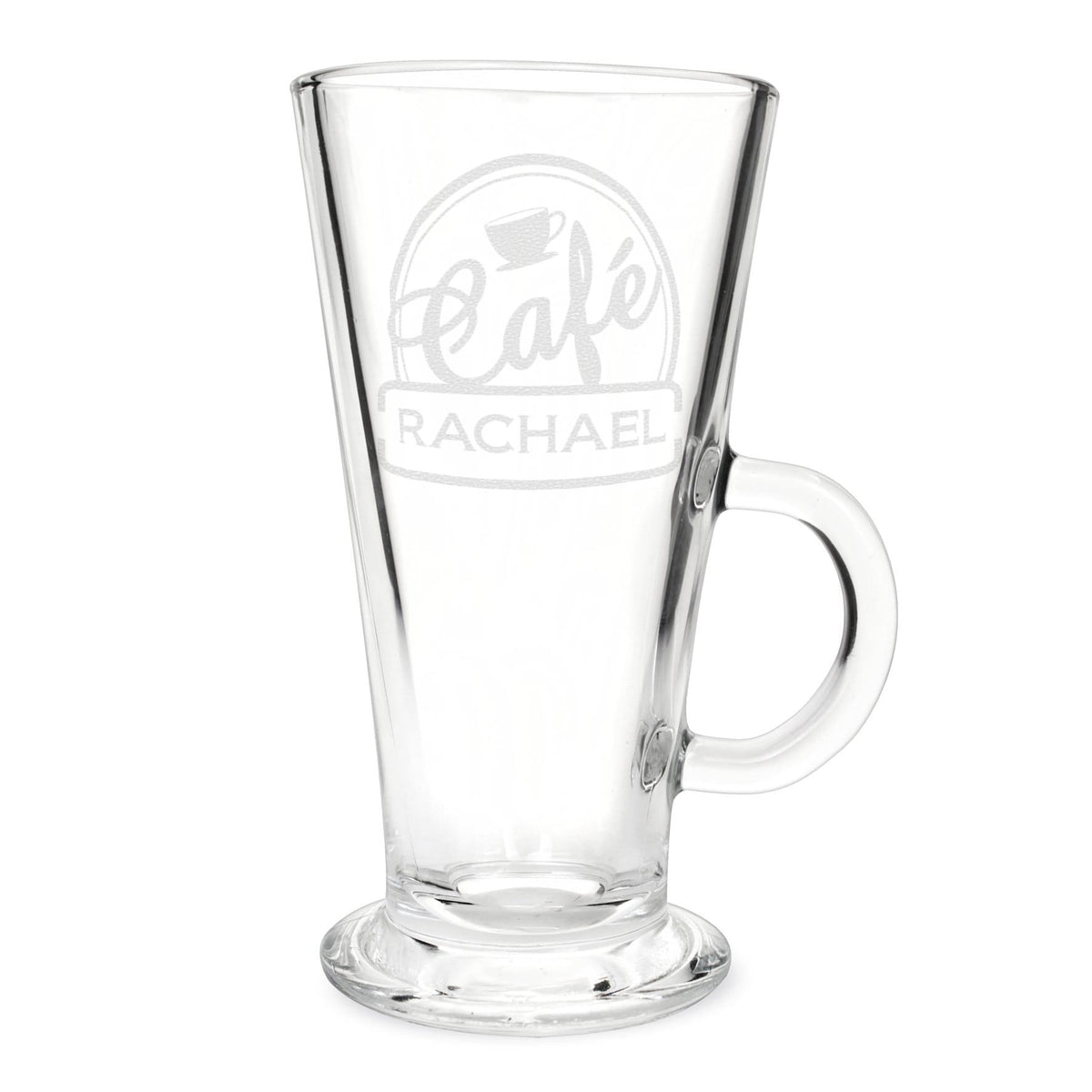 Personalised Memento Glasses & Barware Personalised Cafe Latte Glass