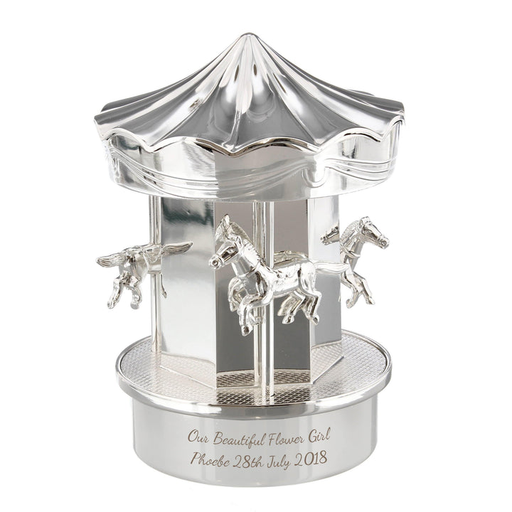 Personalised Memento Money Boxes Personalised Carousel Money Box