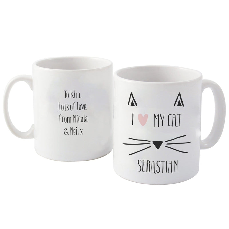 Personalised Memento Mugs Personalised Cat Features Mug