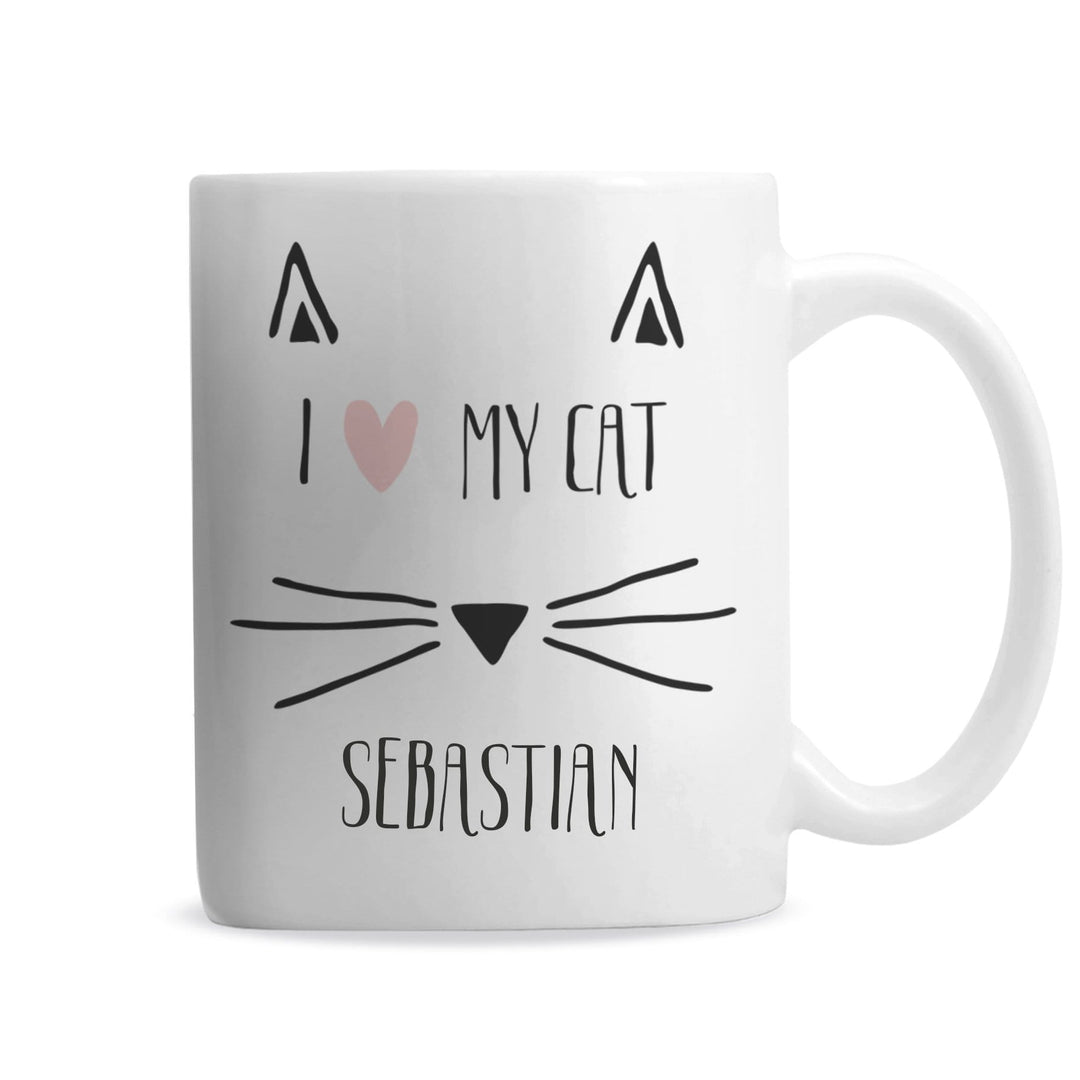 Personalised Memento Mugs Personalised Cat Features Mug