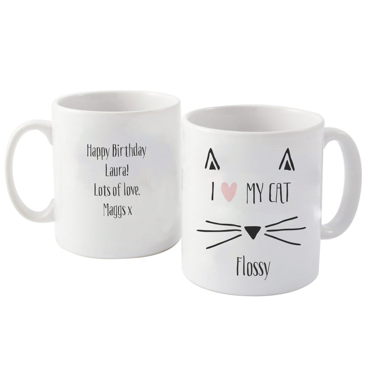 Personalised Memento Mugs Personalised Cat Features Mug