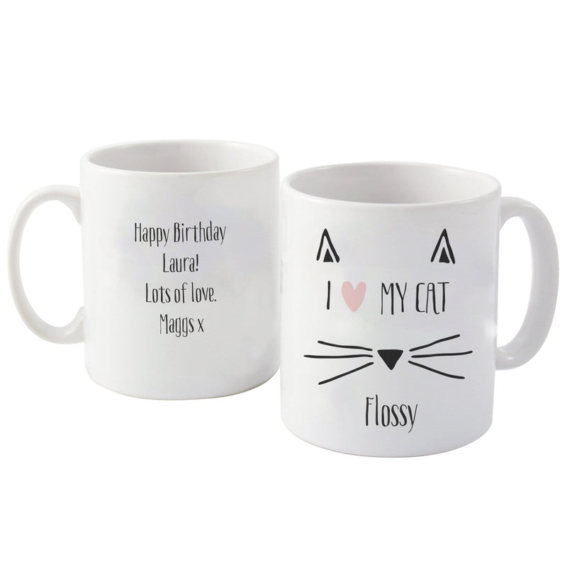 Personalised Memento Mugs Personalised Cat Features Mug
