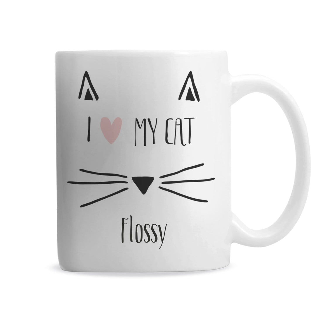 Personalised Memento Mugs Personalised Cat Features Mug