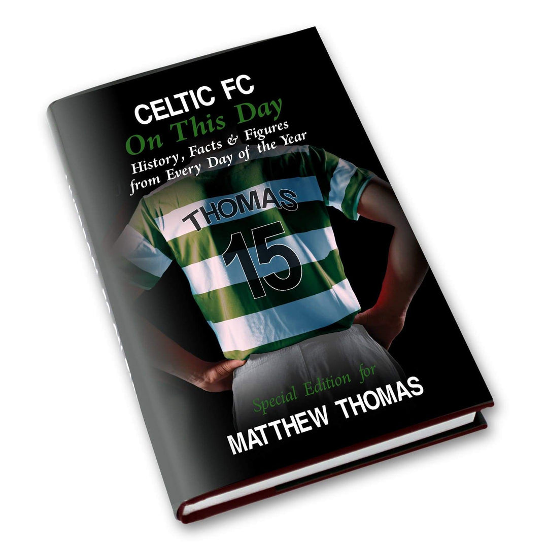 Personalised Memento Books Personalised Celtic on this Day Book