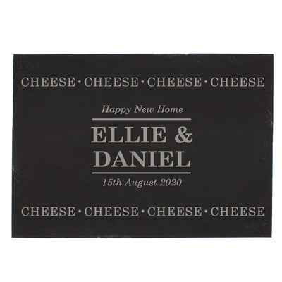 Personalised Memento Slate Personalised Cheese Cheese Cheese Slate Cheese Board