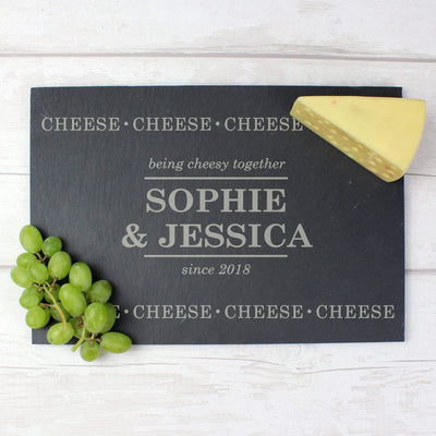 Personalised Memento Slate Personalised Cheese Cheese Cheese Slate Cheese Board