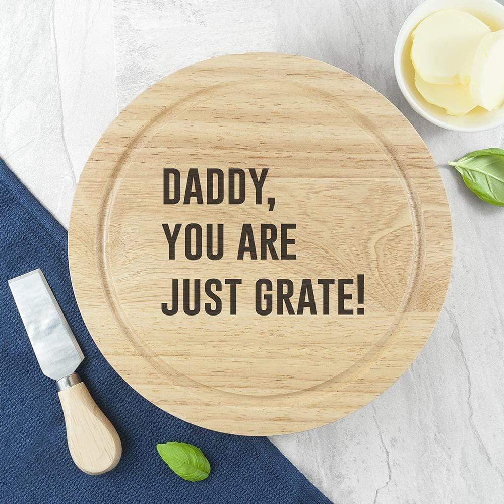 Treat Personalised Cheese Lover Round Board Set