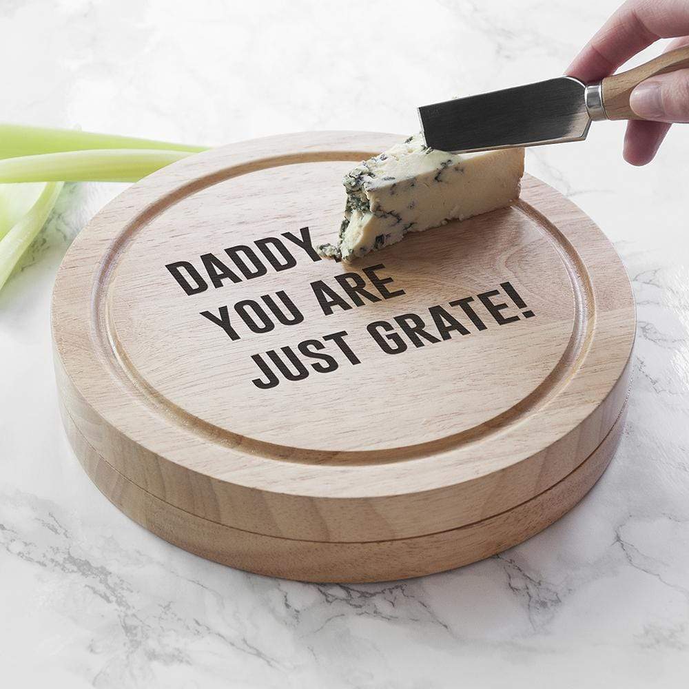 Treat Personalised Cheese Lover Round Board Set