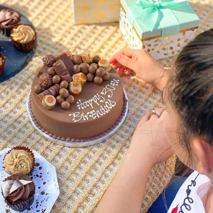 Sweet Trees Personalised Chocoholic Smash Cake