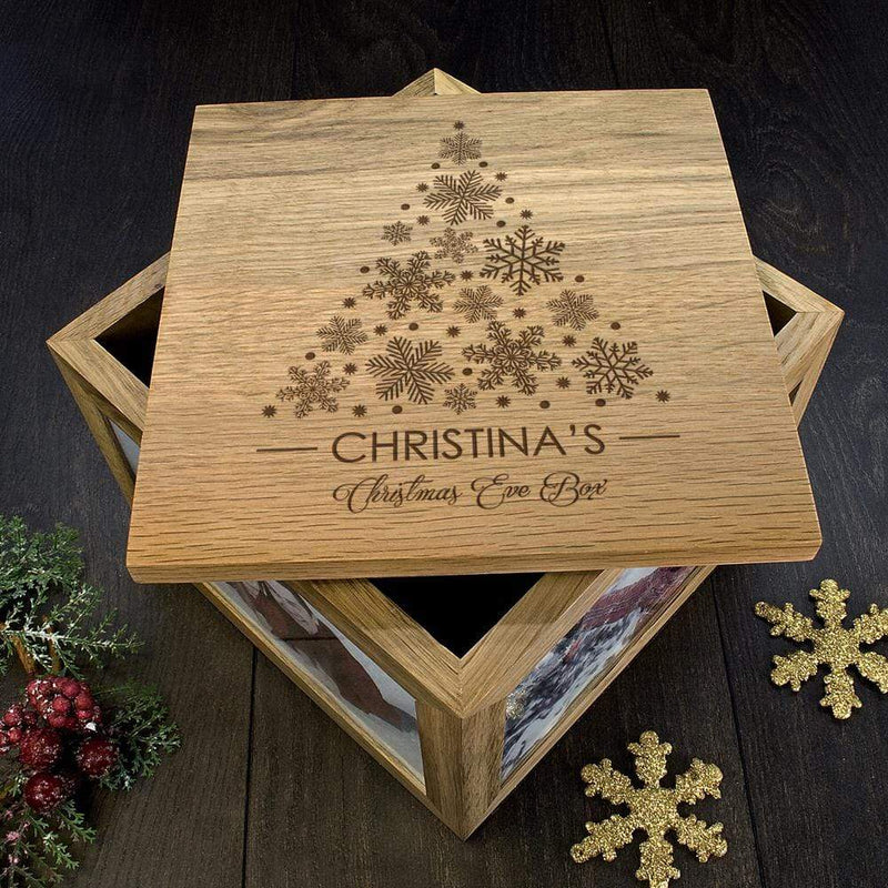 Treat Christmas Memory Boxes Personalised Christmas Tree Memory Box
