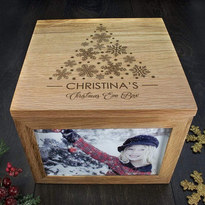Treat Christmas Memory Boxes Personalised Christmas Tree Memory Box