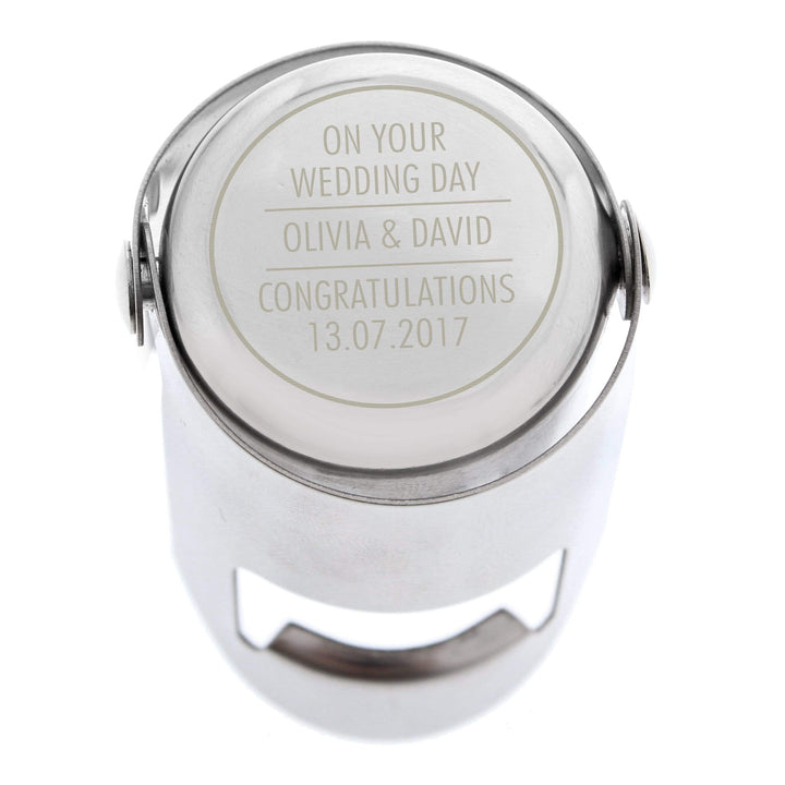 Personalised Memento Glasses &amp; Barware Personalised Classic Bottle Stopper