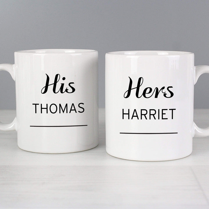 Personalised Memento Mugs Personalised Classic Mug Set