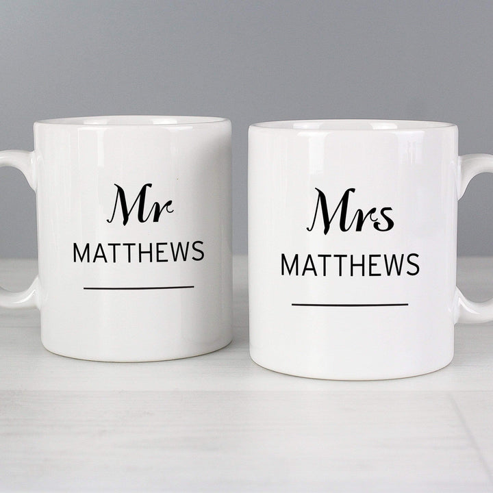 Personalised Memento Mugs Personalised Classic Mug Set