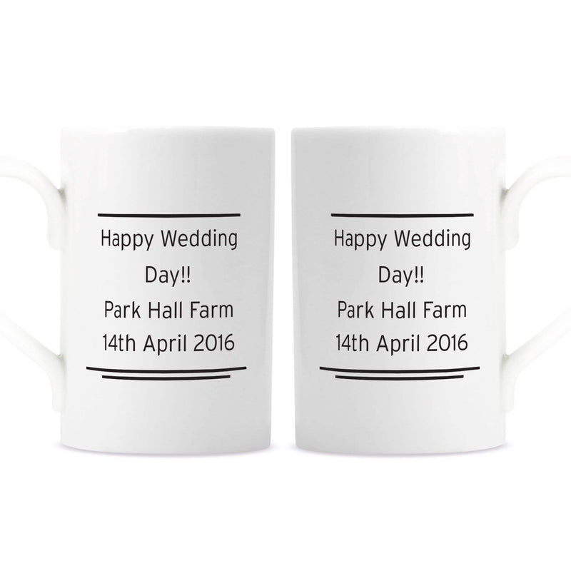 Personalised Memento Mugs Personalised Classic Mug Set