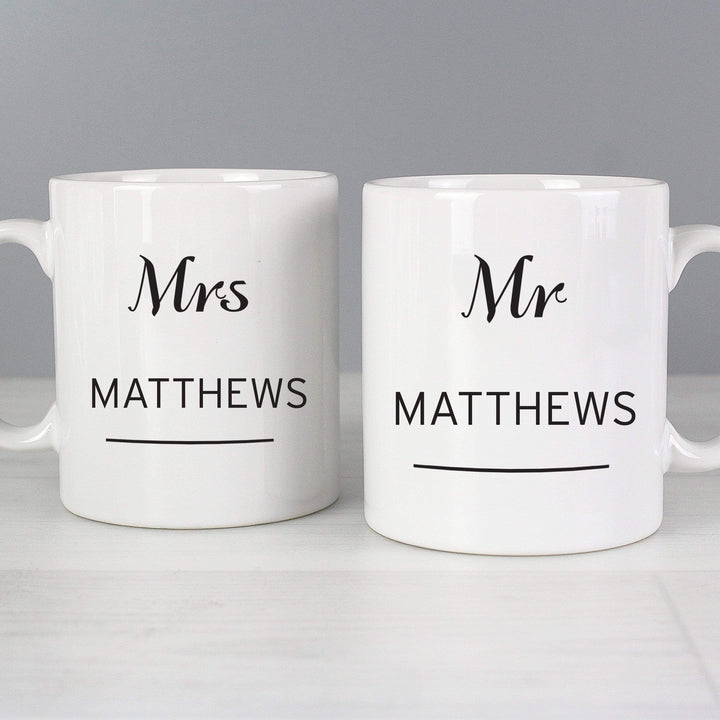 Personalised Memento Mugs Personalised Classic Mug Set