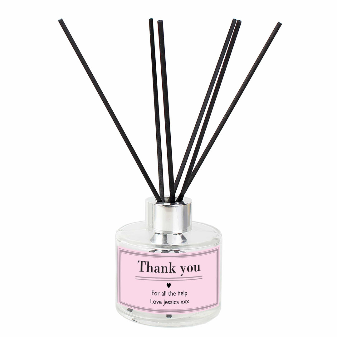Personalised Memento Candles &amp; Reed Diffusers Personalised Classic Pink Reed Diffuser