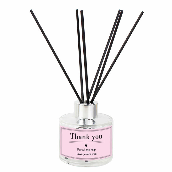 Personalised Memento Candles &amp; Reed Diffusers Personalised Classic Pink Reed Diffuser