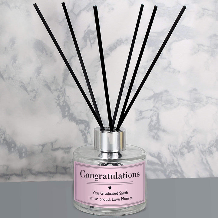 Personalised Memento Candles &amp; Reed Diffusers Personalised Classic Pink Reed Diffuser