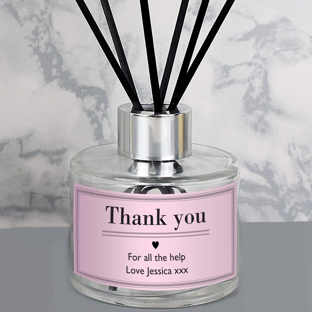 Personalised Memento Candles &amp; Reed Diffusers Personalised Classic Pink Reed Diffuser