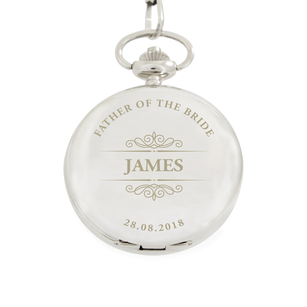 Personalised Memento Clocks & Watches Personalised Classic Pocket Fob Watch