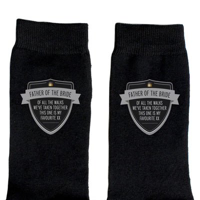 Personalised Memento Clothing Personalised Classic Shield Men's Socks