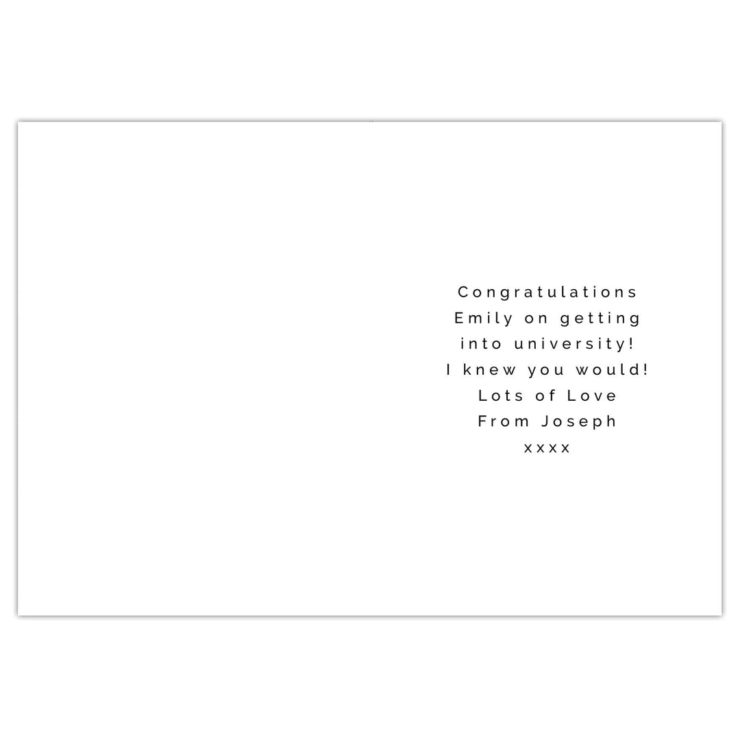Personalised Memento Greetings Cards Personalised Clever Clogs Card