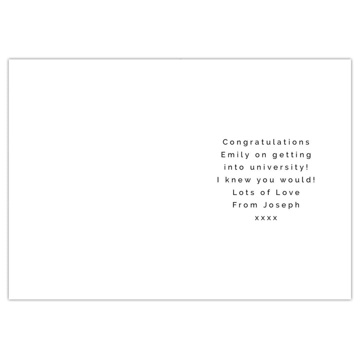 Personalised Memento Greetings Cards Personalised Clever Clogs Card