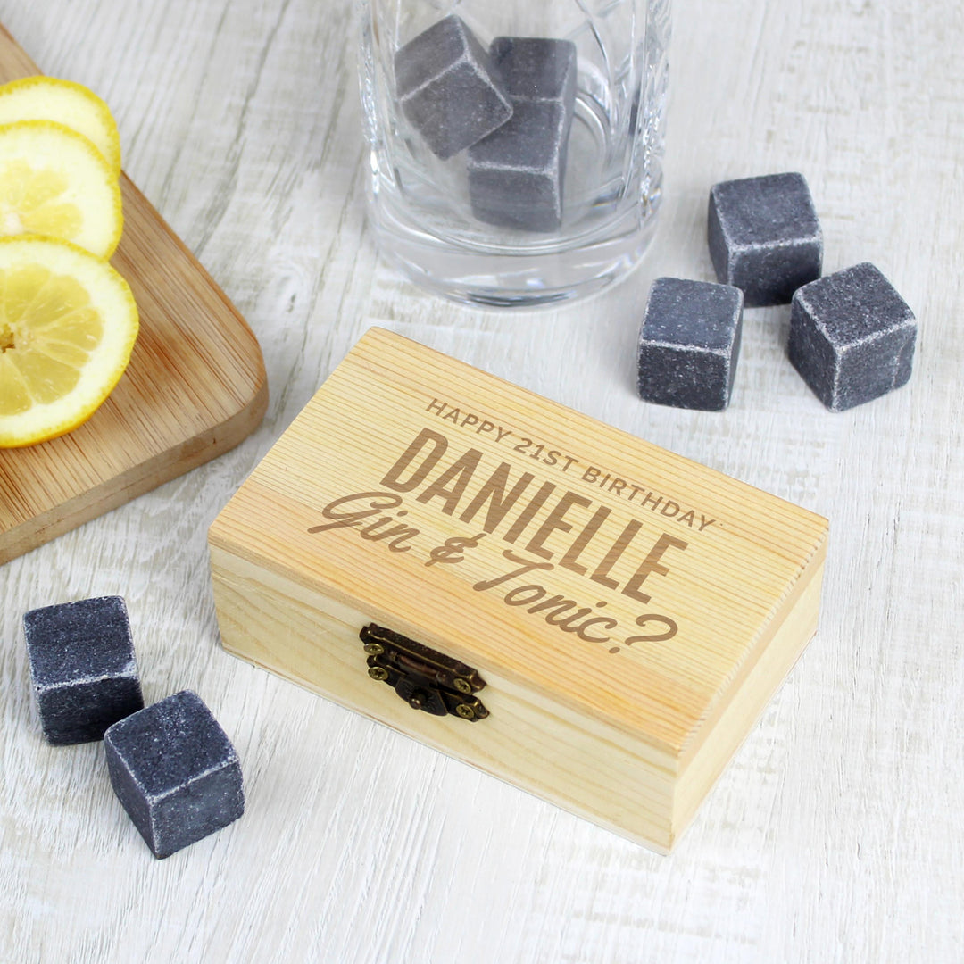 Personalised Memento Personalised Cooling Stones