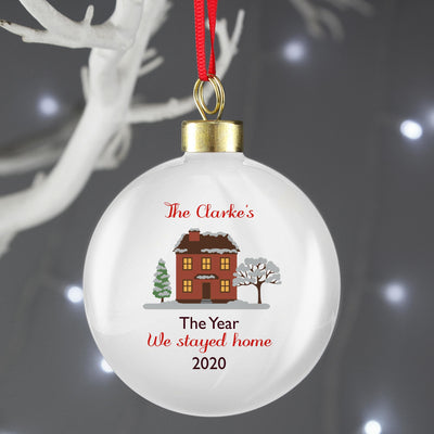 Personalised Memento Personalised Cosy Christmas Bauble