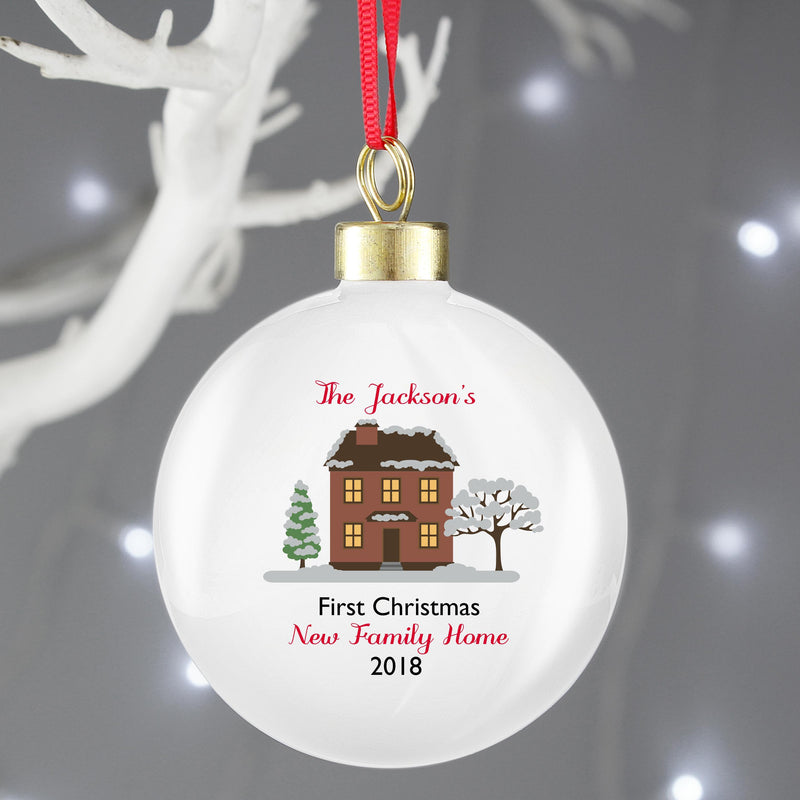 Personalised Memento Personalised Cosy Christmas Bauble