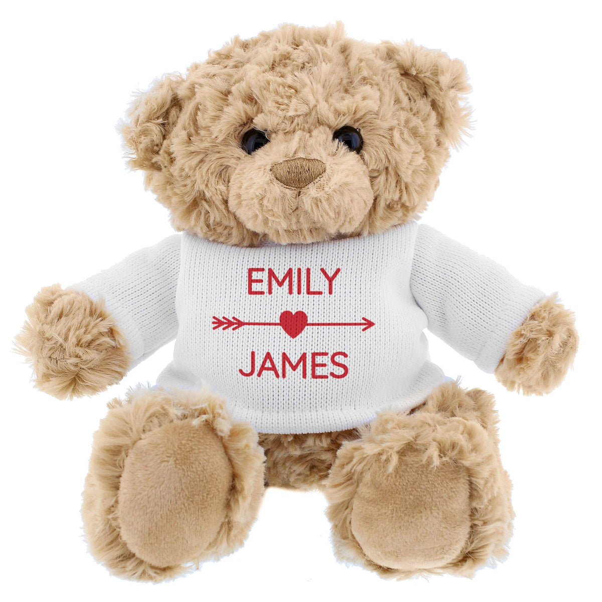 Personalised Memento Plush Personalised Couple In Love Teddy Bear