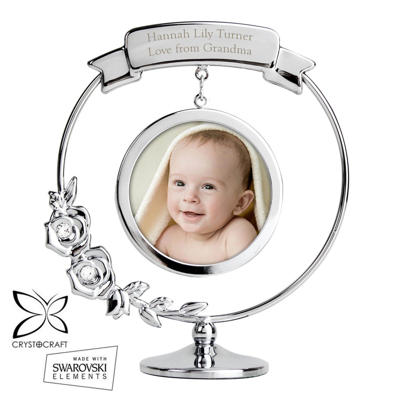 Personalised Memento Personalised Crystocraft Photo Frame Ornament