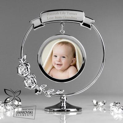 Personalised Memento Personalised Crystocraft Photo Frame Ornament