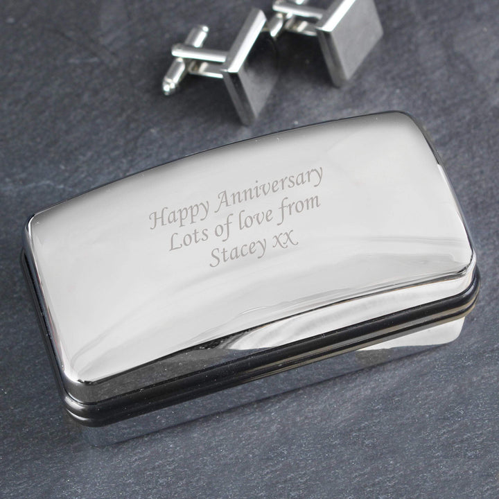 Personalised Memento Personalised Cufflink Box