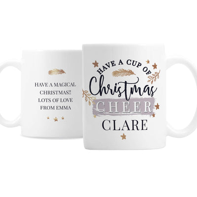 Personalised Memento Personalised Cup of Cheer Mug