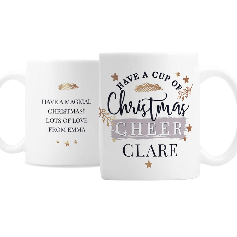 Personalised Memento Personalised Cup of Cheer Mug