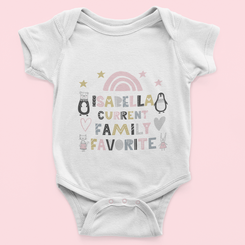 The Little Personal Shop Personalised Current Family Favourite