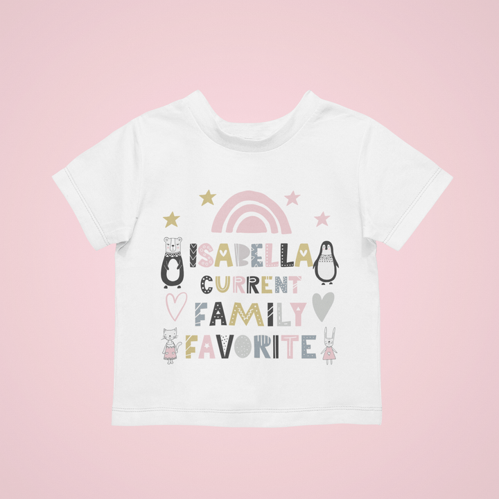 The Little Personal Shop Personalised Current Family Favourite